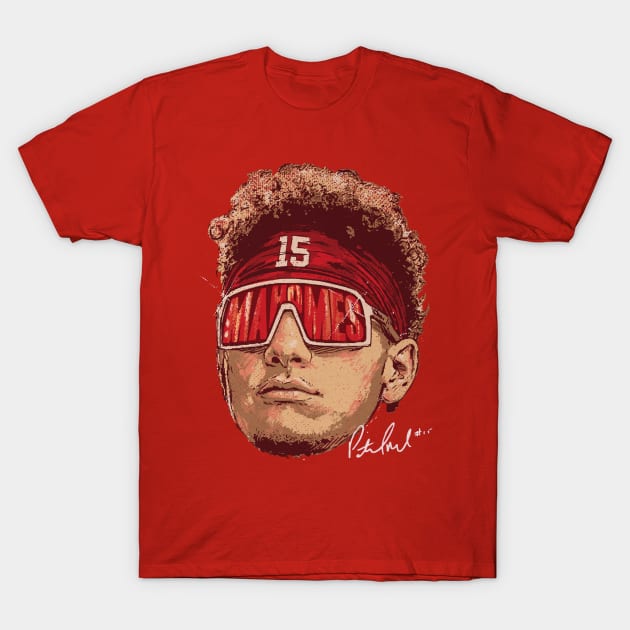 Patrick Mahomes Kansas City Sunglasses T-Shirt by danlintonpro